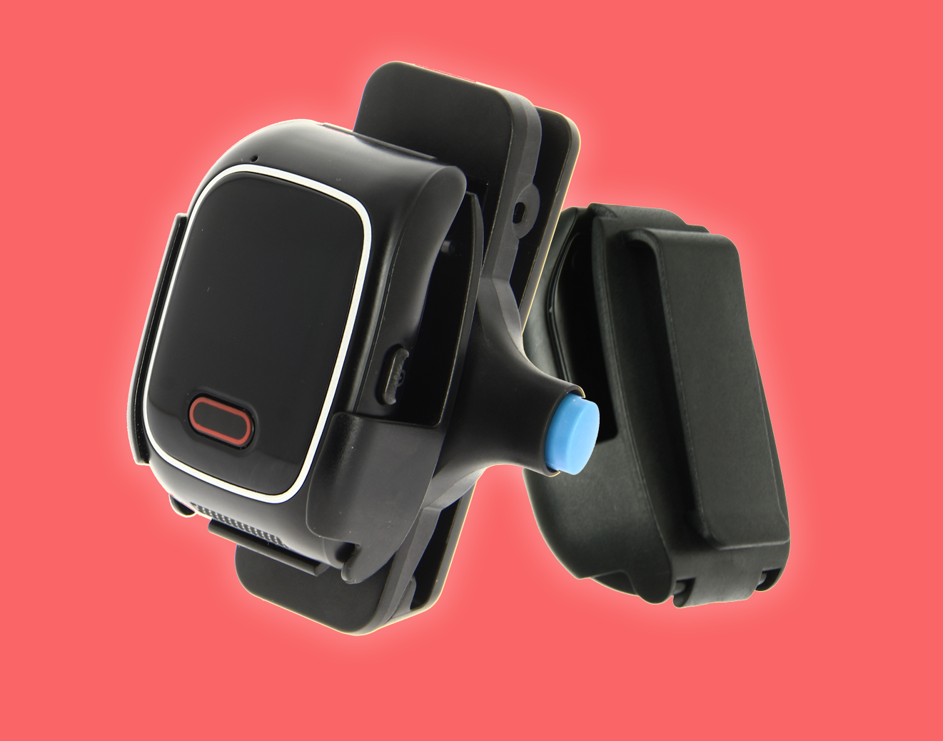 Watch on a belt clip